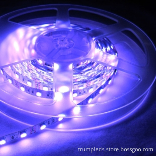 Non Waterproof White PCB 5050 Flexible LED Strips Lamp 30cm